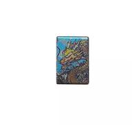 TC4 Titanium Color Chinese Dragon Graphics EDC Beads Pendant Jewelry Making Supplies,Personality DIY Outdoors Tools Square Paracord Beads Charm Lanyard Hand-Woven Accessories