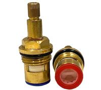 TC70 Mixer Tap Cartridge Replacement for Adobe, Franke, Harvey, Lamona, Roux, San Marco, Rangemaster, Teka, Clearwater taps- 7.8mm x 28 Spline, 54mm Cartridge Length 1/2" Ceramic disc- Hot & Cold