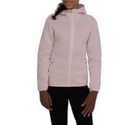 TCA Boys and Girls Revolution Tech Workout Thermal Running Hoodie Jacket with Zip Pockets - Pink Marl, 10-12 Years