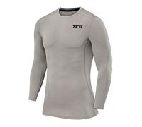 TCA Boys' Long Sleeve Compression Shirt, Athletic Workout Sports Undershirt Base Layer Top - Tornado, SY 6-8 Years