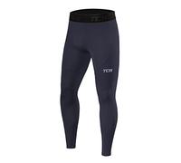 TCA Boys Pro Performance Compression Leggings Thermal Base Layer Tights - Graphite, 6-8 Years