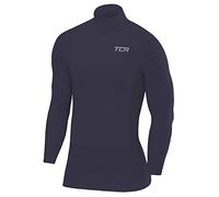 TCA Boys' SuperThermal Compression Base Layer Football Running Top Long Sleeve Thermal - Mock Neck - Graphite, 12-14 Years