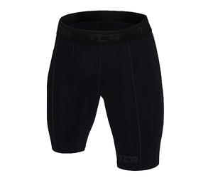 TCA Boy's SuperThermal Compression Base Layer Thermal Under Shorts - Black Stealth, 6-8 Years