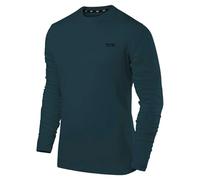 TCA Element Mens Athletic Sports Shirt - Lightweight Breathable Long Sleeve Gym & Running Top - Atlantic Deep, M