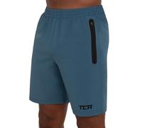 TCA Elite Running Shorts Men - Gym Shorts Men - Mens Short with Zip Pockets - Sports Short Mens with Zipped Phone Pocket - Asphalt, S