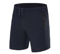 TCA Mens Gym Running Shorts w/ Zip Phone Pockets Lightweight Breathable Quickdry