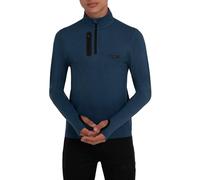 TCA Fusion Gym Tops for Boys Training Long Sleeve Running Top Boys Gym Clothes - Navy Marl/Navy Marl, 6-8 Years