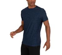 TCA Galaxy 4D-Stretch Mens Gym, Running, Training T Shirt - Gym Tops for Men, Running Top Men, Lightweight Breathable Moisture Wicking Quick Dry Tshirt| - Navy Blue, XXL