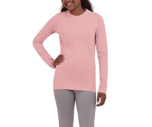 TCA Girls' SuperThermal Long Sleeve Performance Base Layer Running Training Top