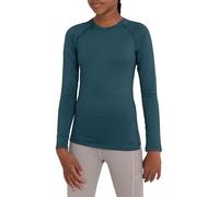 TCA Girls' SuperThermal Long Sleeve Performance Base Layer Running Training Top - Atlantic Deep, 8-10 Years