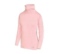 TCA Girls' Warm Up Long Sleeve Training Workout Funnel Neck Thermal Running Top with Thumbholes