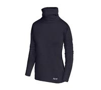 TCA Girls' Warm Up Long Sleeve Training Workout Funnel Neck Thermal Running Top with Thumbholes