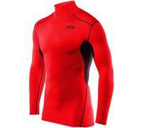 MENS COMPRESSION BASE-LAYER LONG SLEEVE TOP SKIN MOCK NECK UNDER FUSION TCA