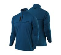 Men's Running Top TCA Fusion Half-Zip Long Sleeve Top Jacket Jersey Fleece