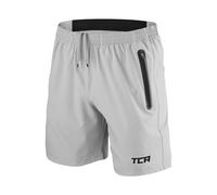 TCA Mens Gym Running Shorts w/ Zip Phone Pockets Lightweight Breathable Quickdry