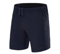 TCA Mens Gym Running Shorts w/ Zip Phone Pockets Lightweight Breathable Quickdry