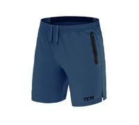 TCA Elite Tech Men Gym Athletic Workout Running Shorts for Men with Zipper Pockets - Iron Blue, XS