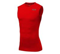 TCA Men's HyperFusion Compression Base Layer Shirt - Training Running Gym Vest Under Layer for Workout Performance
