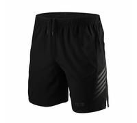 TCA Men's Laser Lightweight Running Shorts with Pockets - Black, XL