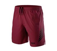 TCA Men's Laser Lightweight Running Shorts with Pockets - Carmine Red, S