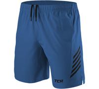 TCA Men's Laser Lightweight Running Shorts with Pockets - Iron Blue, L