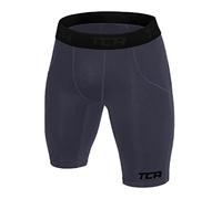 TCA Men's SuperThermal Compression Base Layer Thermal Under Shorts - Graphite, XXL