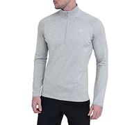 TCA Men's Winter Run Half-Zip Long Sleeve Running ReflectiveTraining Workout Outdoor Athletic Top - Tornado, M