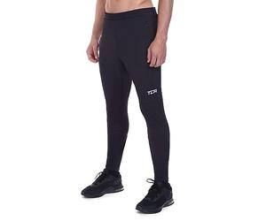 TCA Men's Winter Thermal Cycling Trousers for Running Cycling Walking Hiking Trousers with Zip Pockets - Black Stealth, XL