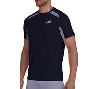 TCA Quick Dry T Shirt Gym Top for Men Short Sleeve Running Top Mens Gym Clothes Sports Active wear, Lightweight Breathable Moisture Wicking Clothing - Night Sky, M