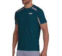 TCA Quick Dry T Shirt Gym Top for Men Short Sleeve Running Top Mens Gym Clothes Sports Active wear, Lightweight Breathable Moisture Wicking Clothing - Spruced Up, M