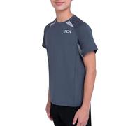 TCA Quickdry Boys T Shirt for Football, Sport, Training - Boys Football Kit for Kids, Boys T Shirts - Graphite, 10-12 Years