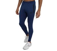 TCA Rapid Tracksuit Bottoms Men Gym Running Joggers for Men Jogging Bottoms with Zip Pockets - Twilight Blue, M