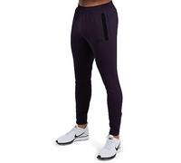 TCA Rapid Tracksuit Bottoms Men Gym Trousers Running Joggers for Men Jogging Bottoms with Zip Pockets - Gothic Grape, L