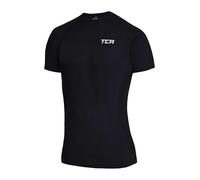 TCA Superlight Gym Tops for Men 2 Pack - Quick Dry Running Top Men, Lightweight, Breathable, Moisture Wicking Clothing, Athletic Fit Mens Gym Sports T Shirt, Black, XL