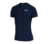 TCA Superlight Gym Tops for Men 2 Pack - Quick Dry Running Top Men, Lightweight, Breathable, Moisture Wicking Clothing, Athletic Fit Mens Gym Sports T Shirt, Navy Blazer, S