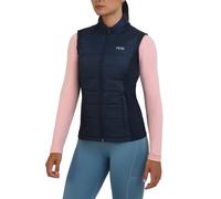 TCA Womens Lightweight Running Gilet Bodywarmer Zip Pockets Reflective Strips