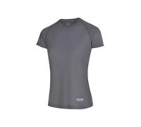 TCA Women's Lightweight Short Sleeve Athletic Top - Breathable Running T-Shirt for Yoga, Running, Gym, Training, and Fitness - Quiet Shade, S