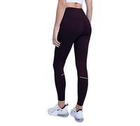 TCA Women's SuperThermal Performance Workout High Waisted Running Training Tights Leggings with Pocket - Gothic Grape, L