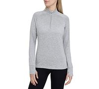 TCA Women's Winter Run Half-Zip Long Sleeve Running Reflective Training Workout Outdoor Athletic Top - Tornado, XS
