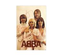 tcagd ABBA 1997 Rock Band Vintage Legend Autograph Art Deco Poster Canvas Poster Bedroom Decor Landscape Office Room Decor Gift 12x18inch(30x45cm)