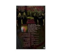 tcagd Cannibal Corpse Violence Unimagined Music Album Cover Art Poster Canvas Poster Wall Art Decor Print Picture Paintings for Living Room Bedroom Decoration 20x30inch(50x75cm)