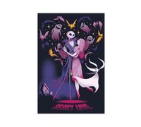 tcagd Disney The Nightmare Before Christmas Luminescent Canvas Poster Bedroom Decor Landscape Office Room Decor Gift 12x18inch(30x45cm)