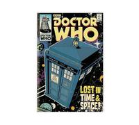 tcagd Doctor Who Tardis Comic Canvas Poster Bedroom Decor Landscape Office Room Decor Gift 08x12inch(20x30cm)