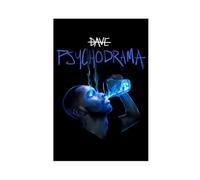tcagd Rapper Santan Dave Music Cover Psychodrama 3(1) Canvas Poster Wall Art Decor Print Picture Paintings for Living Room Bedroom Decoration 12x18inch(30x45cm)