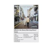 tcagd What's The Story Morning Glory Oasis Music Tracklist Canvas Poster Bedroom Decor Landscape Office Room Decor Gift 12x18inch(30x45cm)