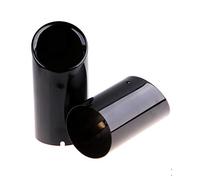 Tcare 2Pcs/Set Stainless Steel Car Exhaust Muffler Tip Pipes Covers for VW Volkswagen JETTA 2009-2018 / SAGITAR 2011-2015 / POLO 2012-2014 / GOLF 7 2013-2015 (Black)