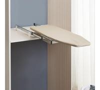 Tcatec Pull Out Folding Ironing Board 180° Rotation Wardrobe Ironing Board Space Saving Drawer Ironing Platform 82 x 31CM With Heat-resistant Sliding Pressing Platform Hidden