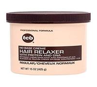 TCB Professional No Base Creme Hair Relaxer Regular Strength 25% extra free 18.75oz