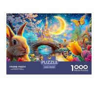 Tcc00916_a_charming_brown_bunny_surrounded_by_vibrant_tulips_an_ed9a2ee2-2900-4dbd-8b48-5618dadd6349_1 1000 Piece Jigsaw Puzzle for Boys, Girls, Men & Women 70x50cm/1000pcs