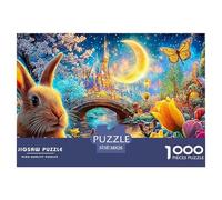 Tcc00916_a_charming_brown_bunny_surrounded_by_vibrant_tulips_an_ed9a2ee2-2900-4dbd-8b48-5618dadd6349_1 1000-Piece Jigsaw Puzzle - Educational Toy for Kids & Adults 38x26cm/1000pcs